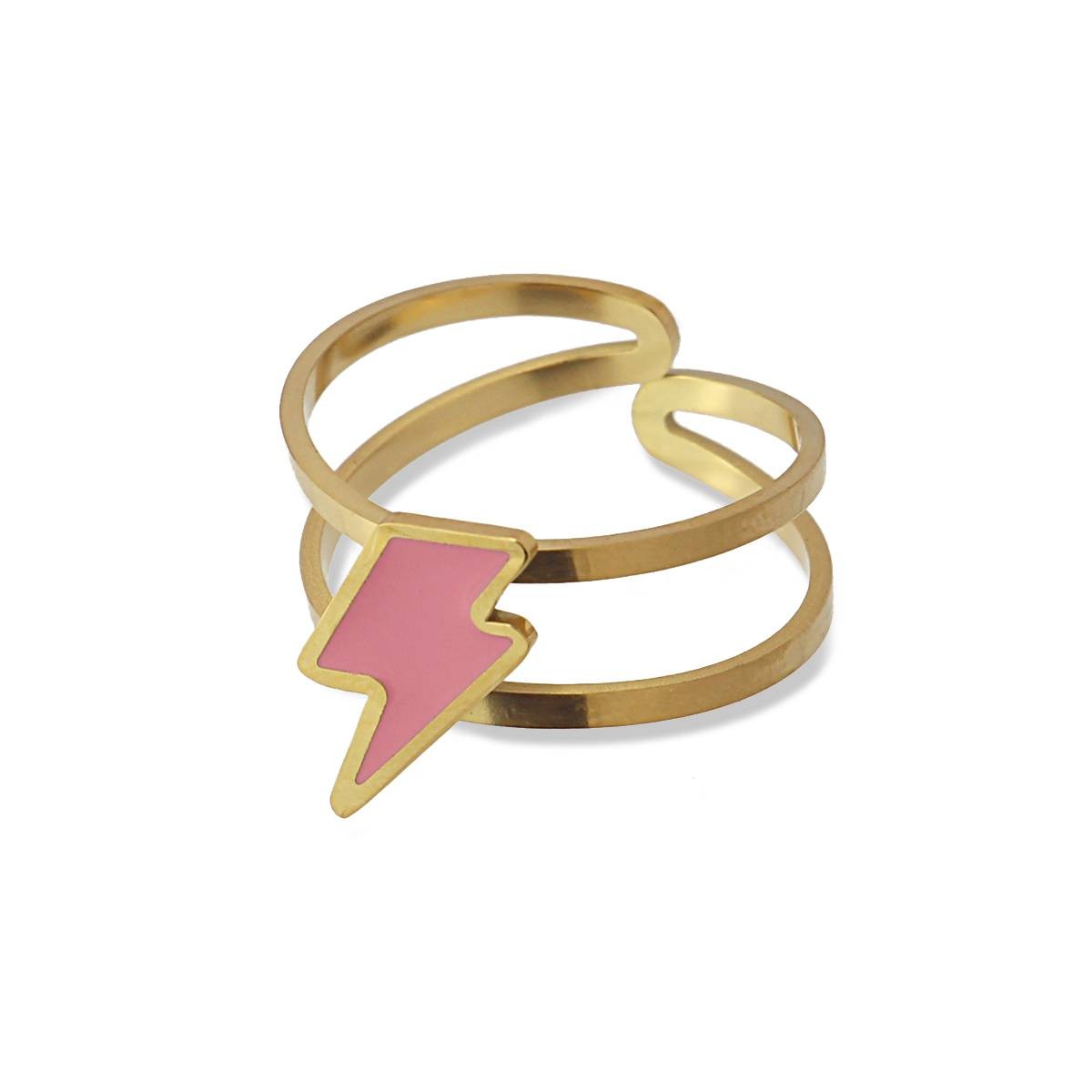 Anillo Rayo Rosa Anartxy