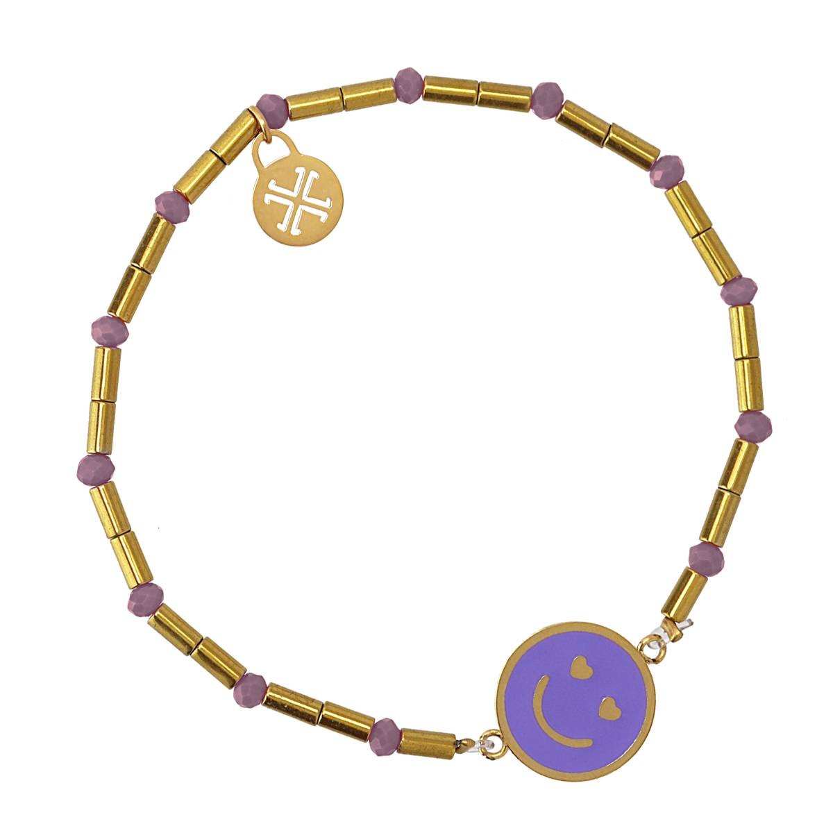 Pulsera Smile Morado Anartxy