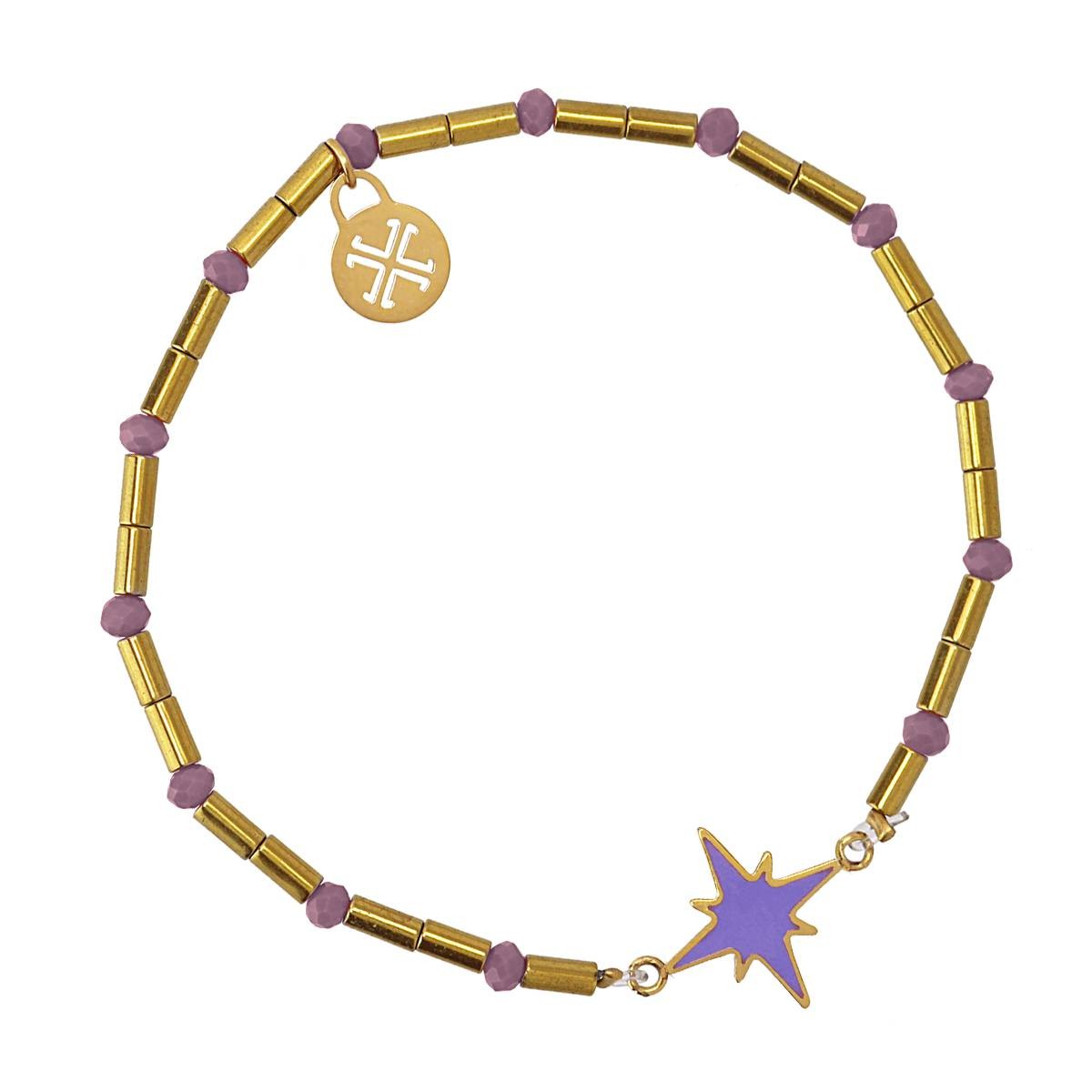 Pulsera Astros Morado Anartxy