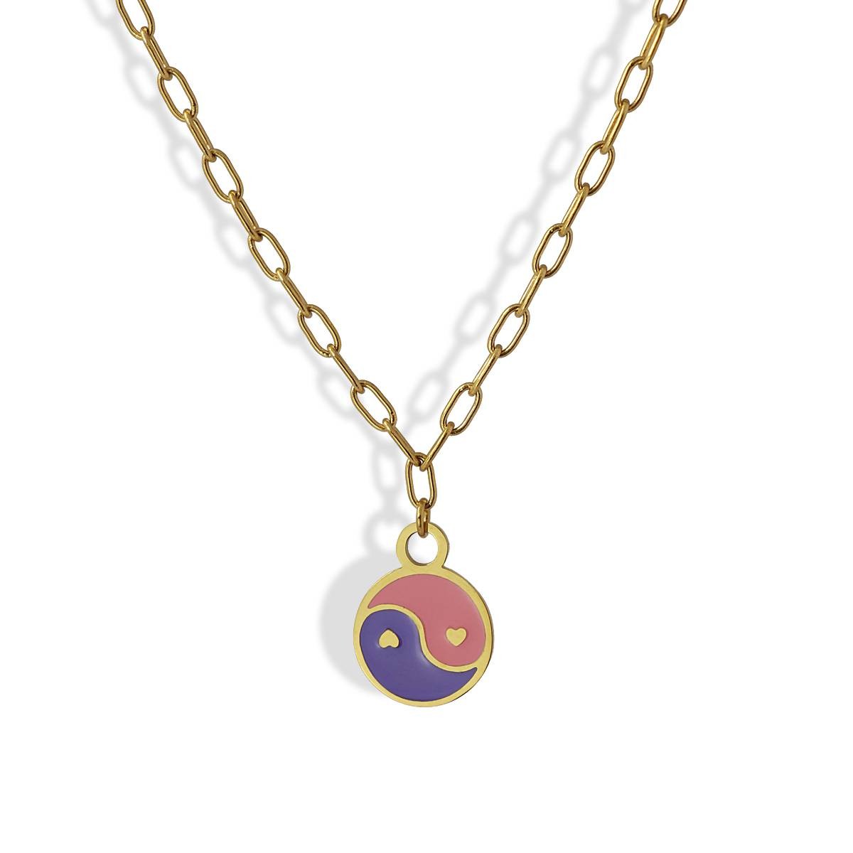 Yin-yang necklace