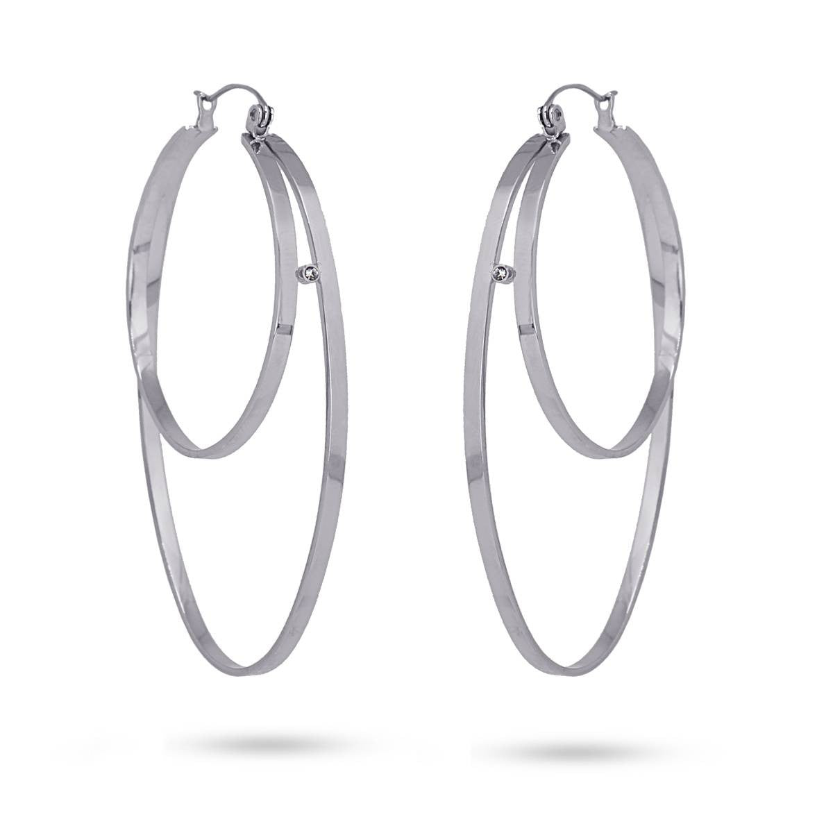 Aros Malva Plateado Anartxy