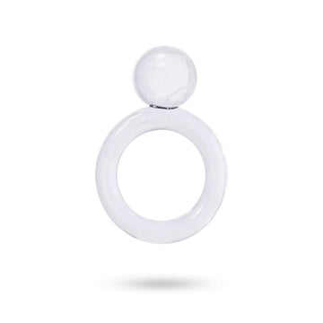 Anillo Esfera Blanco Anartxy