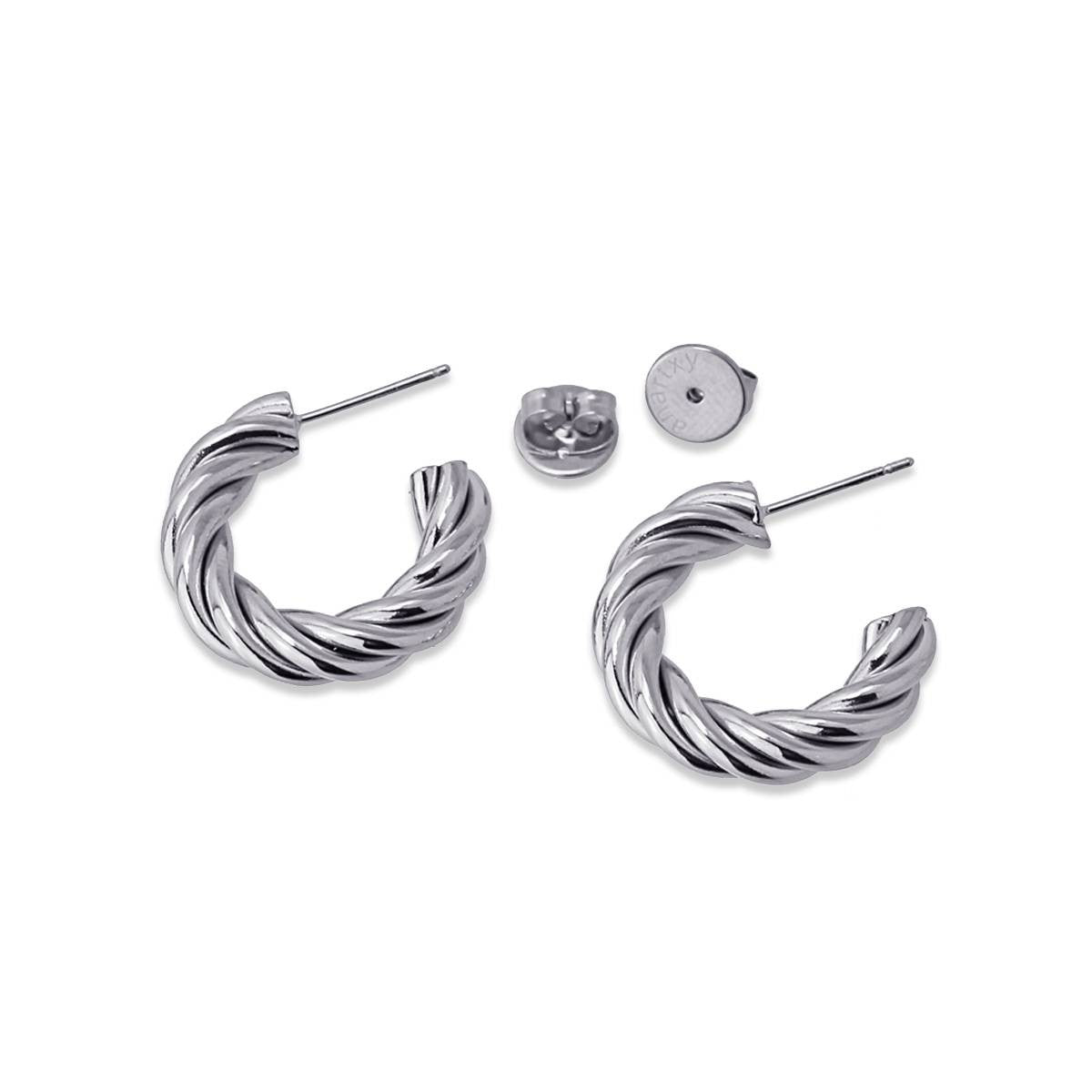 Aros Marisa Plateado Anartxy