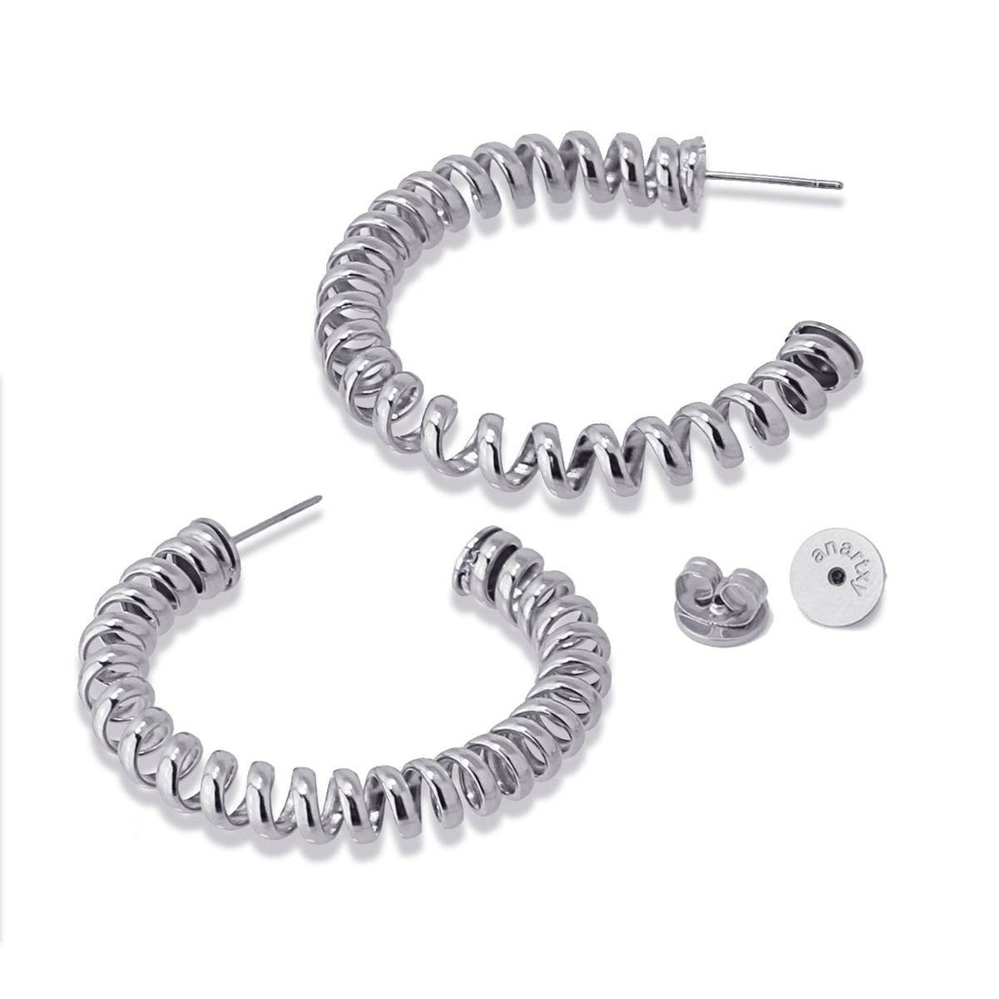 Aros muelle Geno Plateado Anartxy