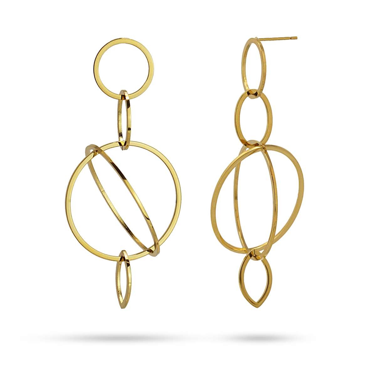 Pendientes Douglas Dorado Anartxy