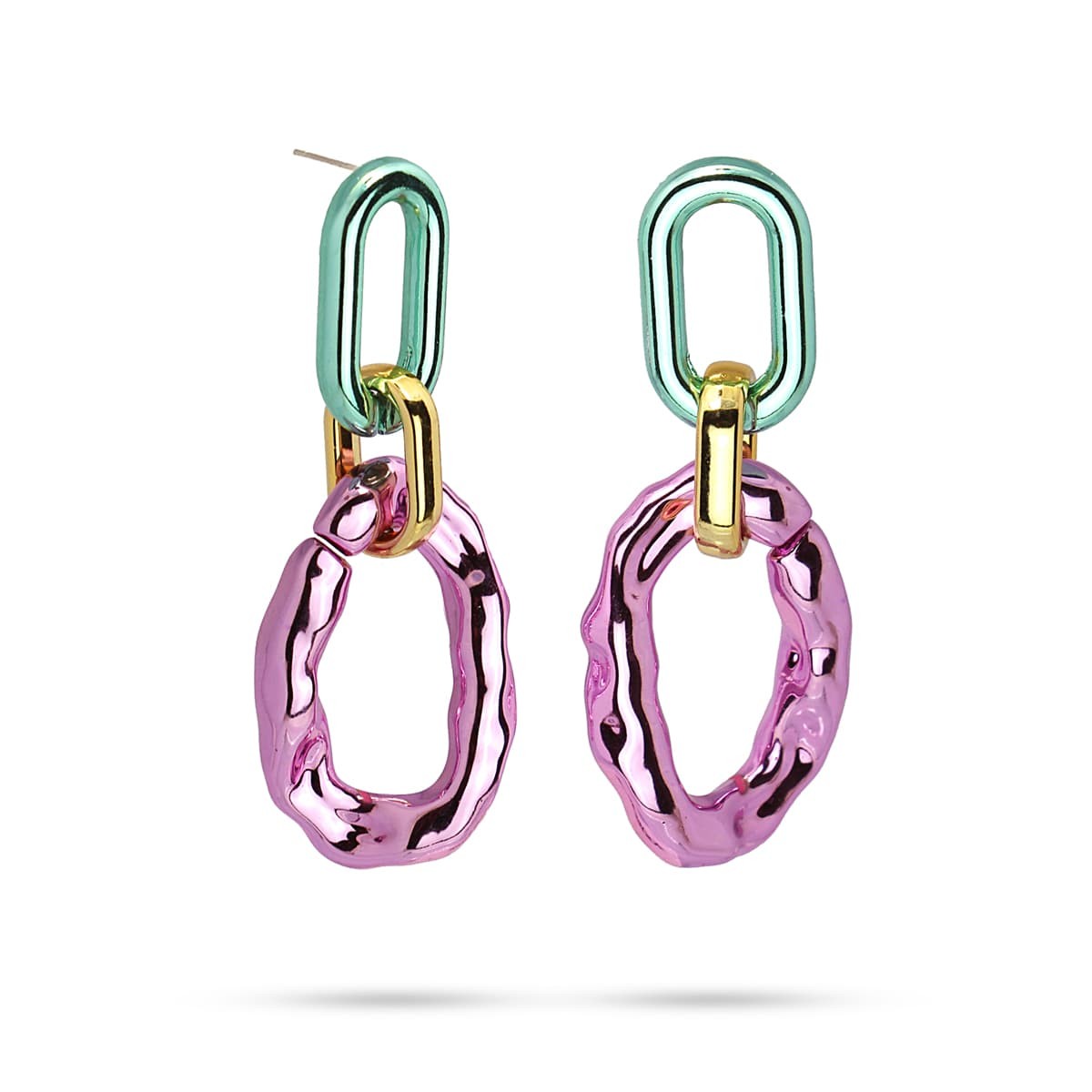 Pendientes Castaño Combinado Anartxy