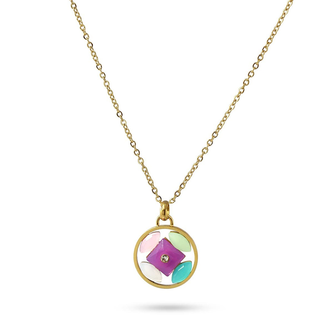 Collar Magnolia Morado Anartxy