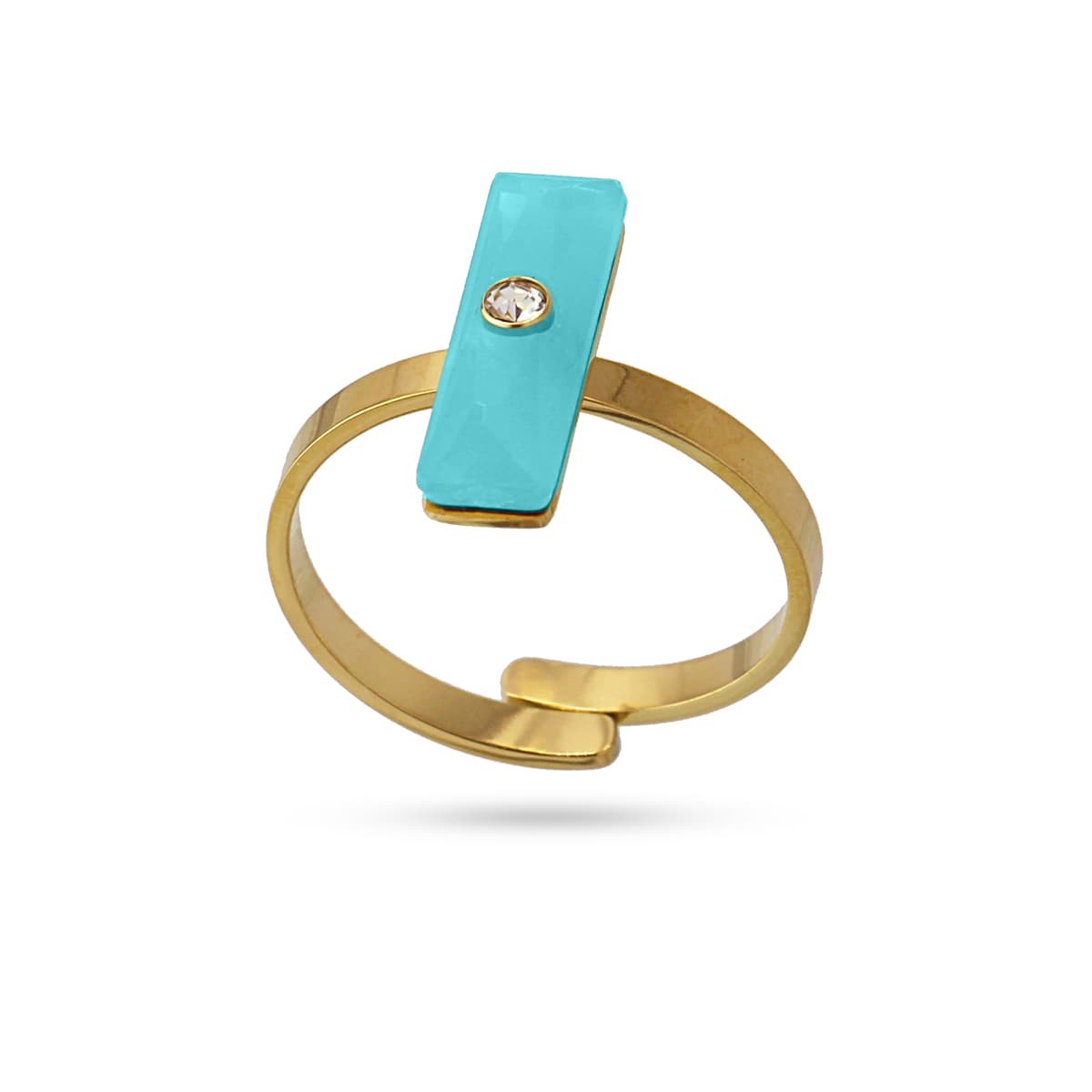 Anillo Gardenia Azul Anartxy