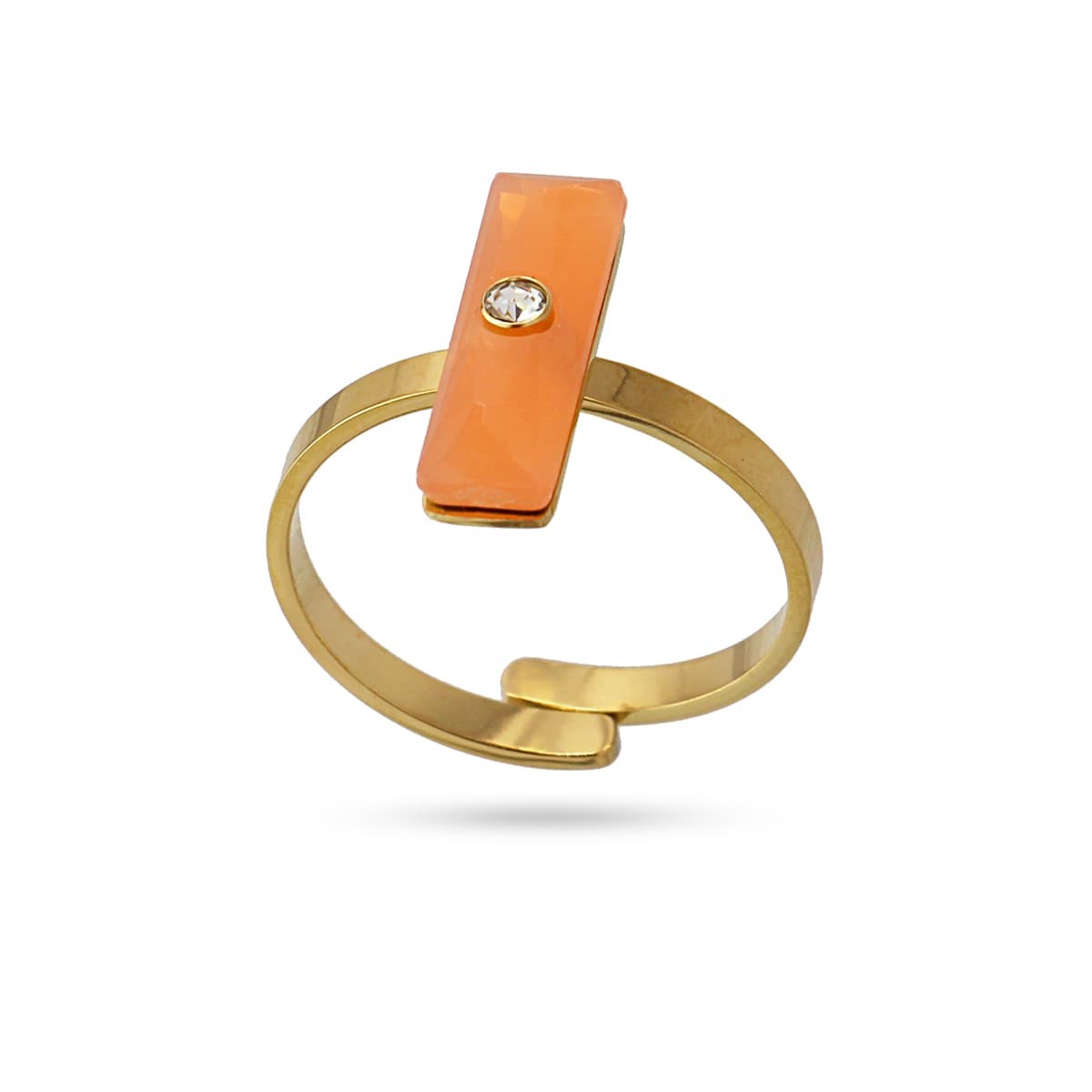Anillo Gardenia Naranja Anartxy