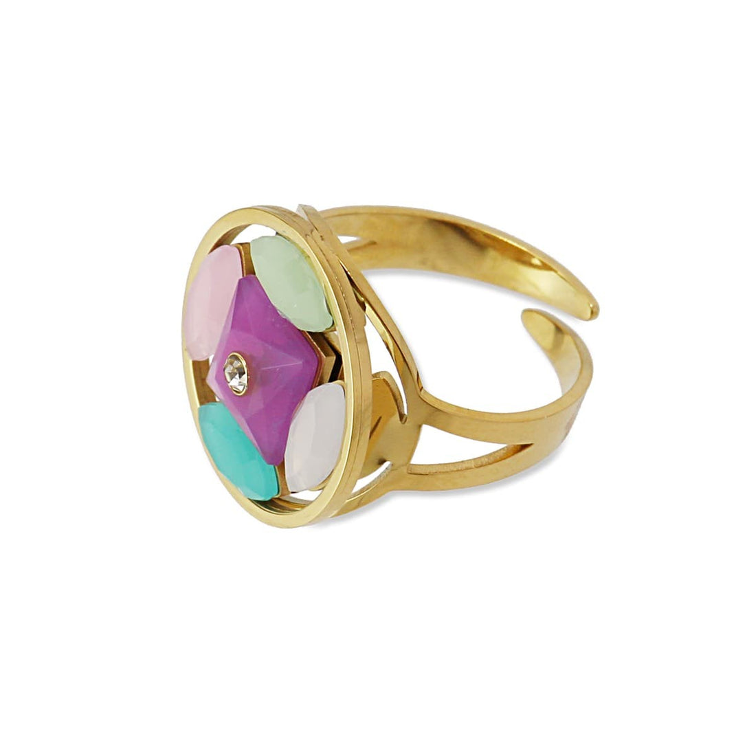 Anillo Amarilis Morado Anartxy