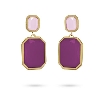 Pendientes Glicinia Morado Anartxy