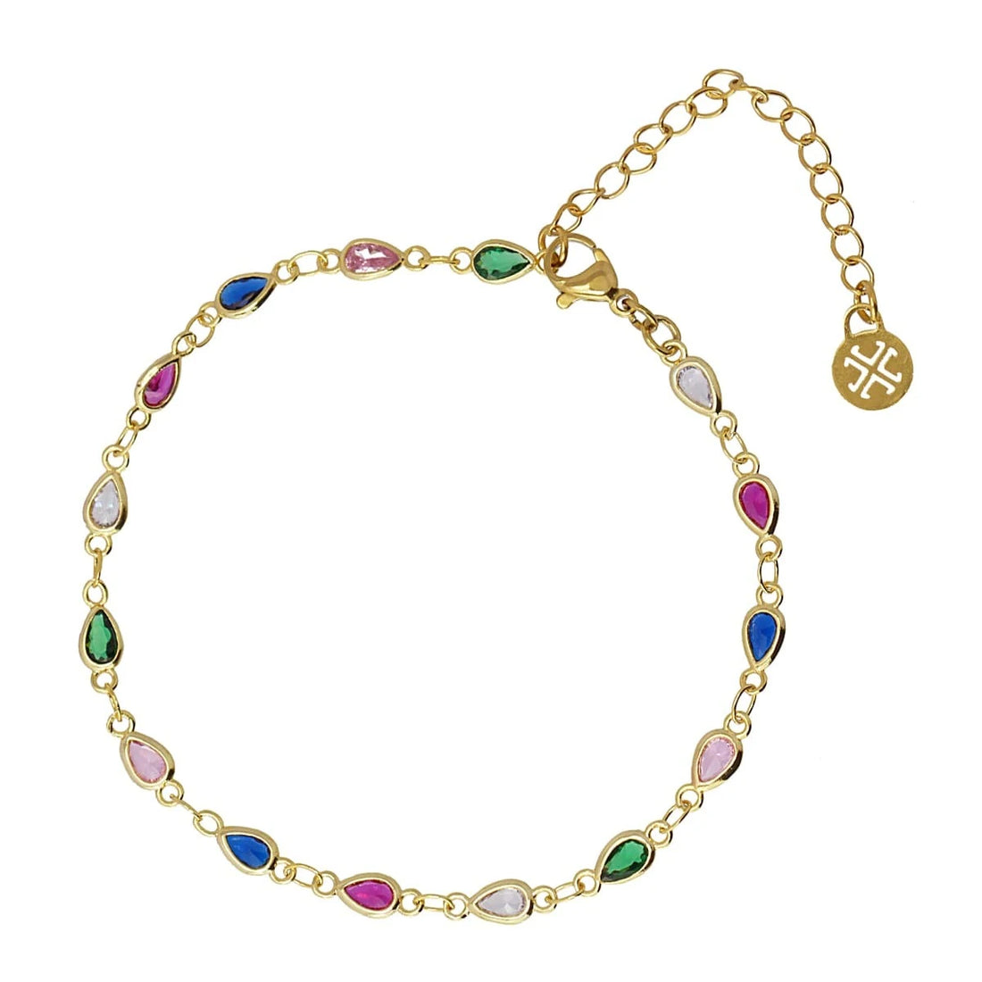 Tobillera circonitas color ATO217 Anartxy