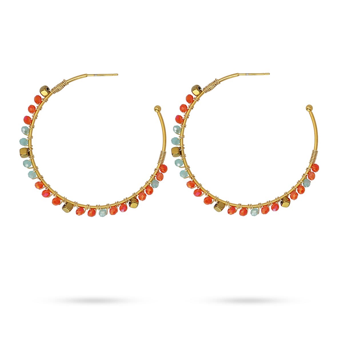 Pendientes Mamoré Verde Anartxy