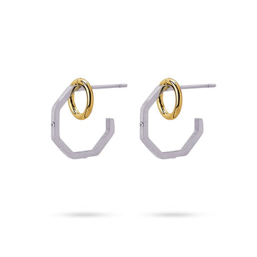 Aros Crésida Plateado Anartxy
