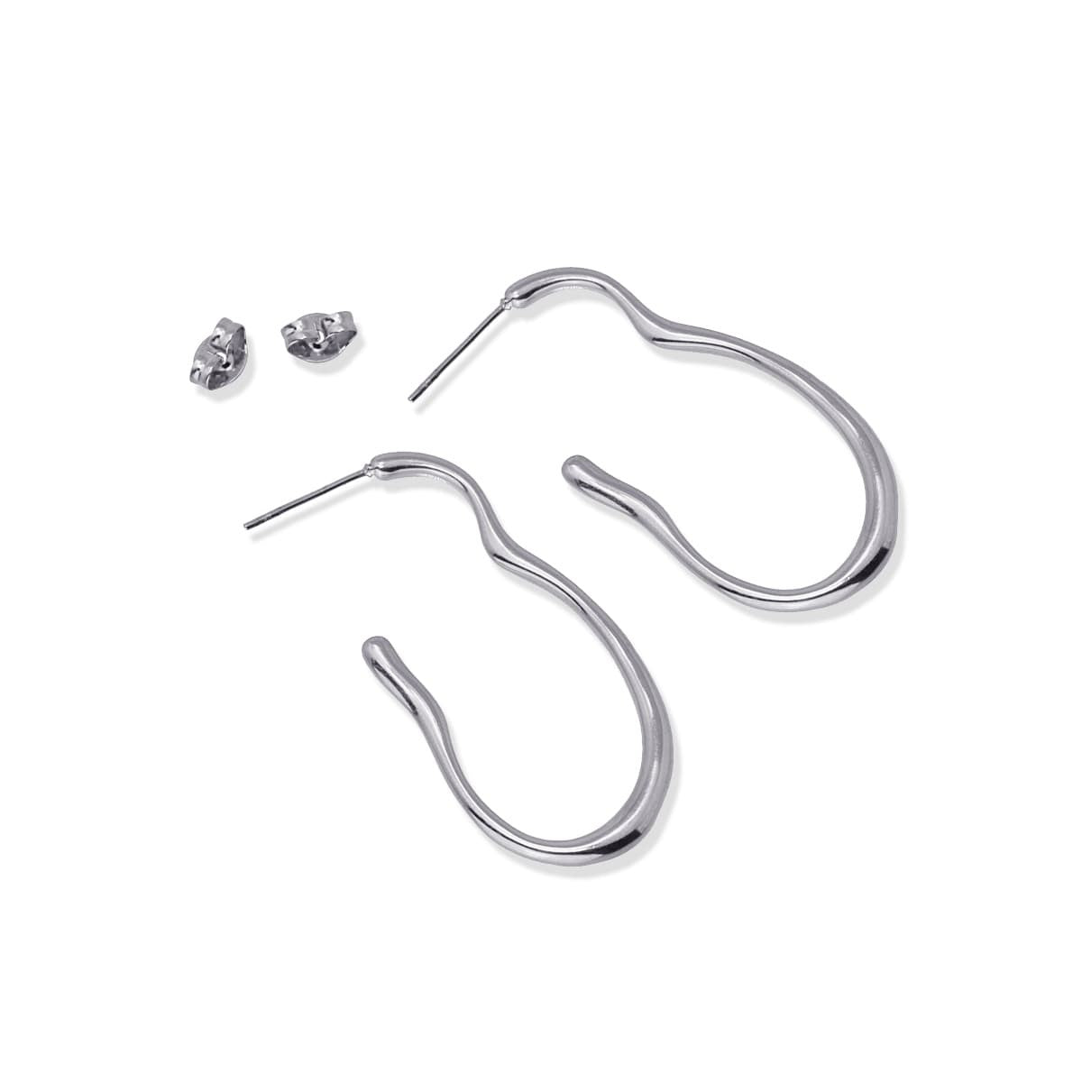 Aros Apra Plateado Anartxy