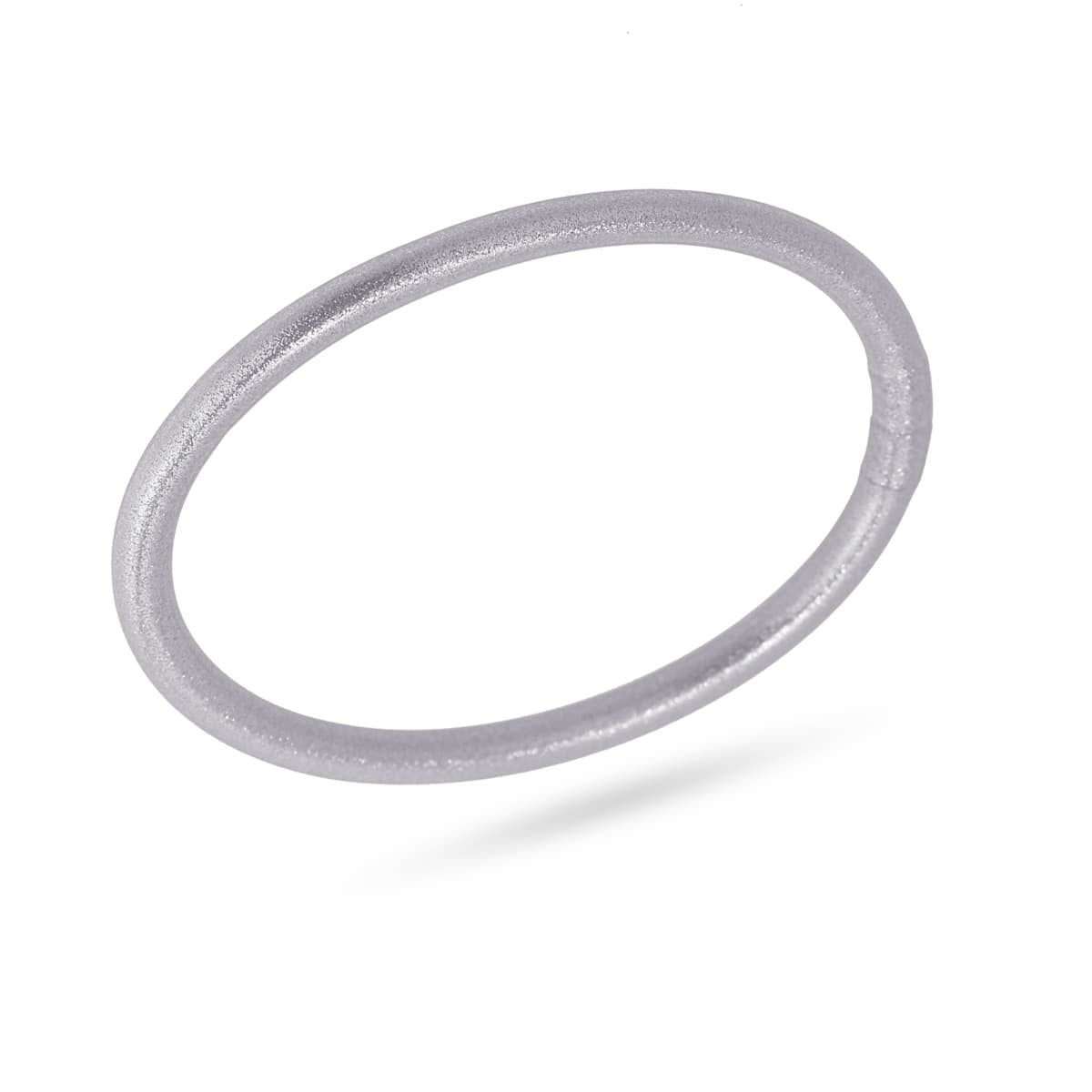 Pulsera circular vinilo purpurina color anartxy plateado 2