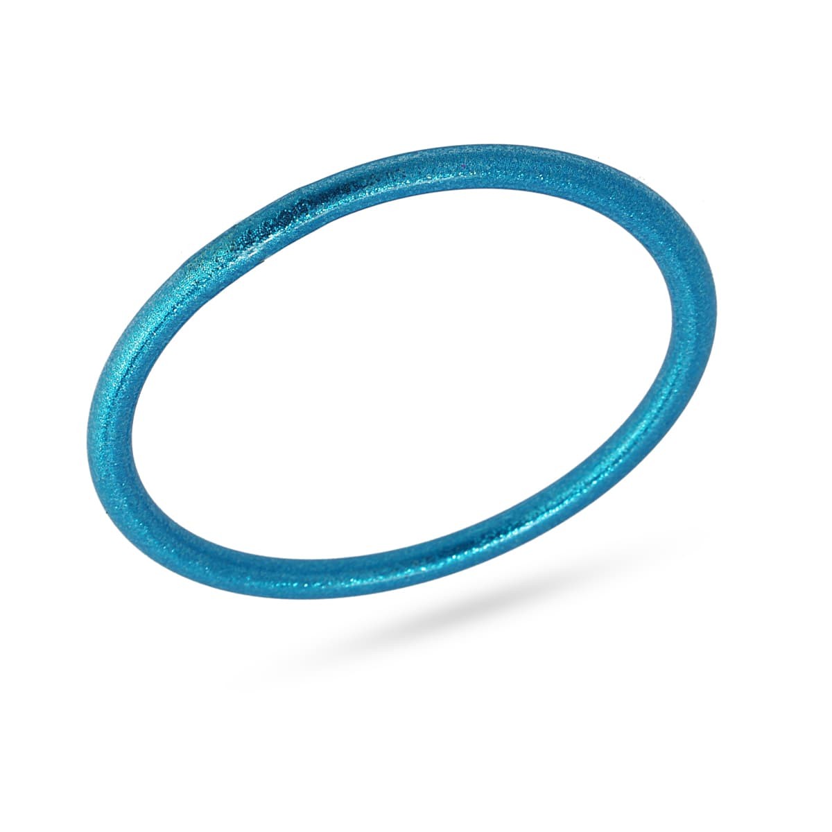 Pulsera circular vinilo purpurina color anartxy azul 2