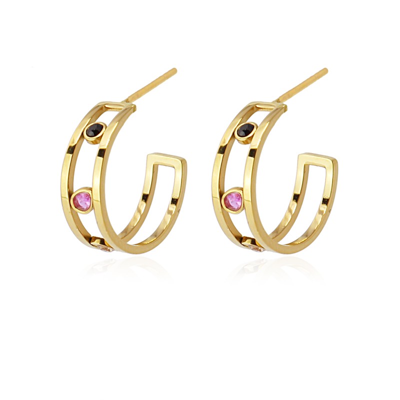 Pendientes circonita BPE683 - Anartxy