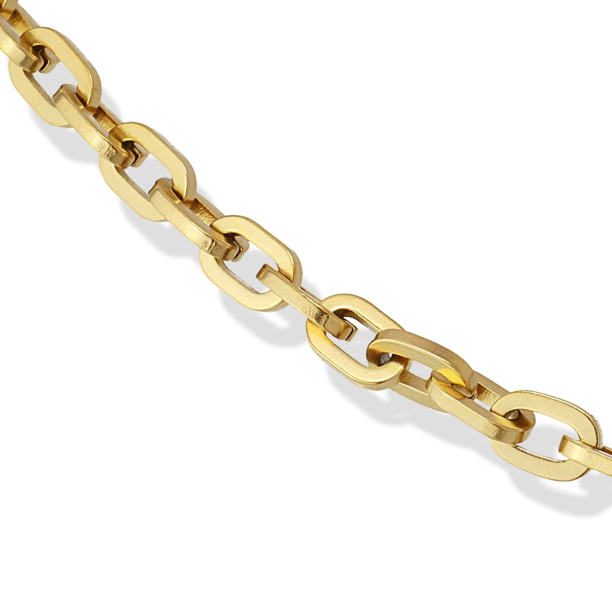 collar acero eslabones hombre anartxy oro