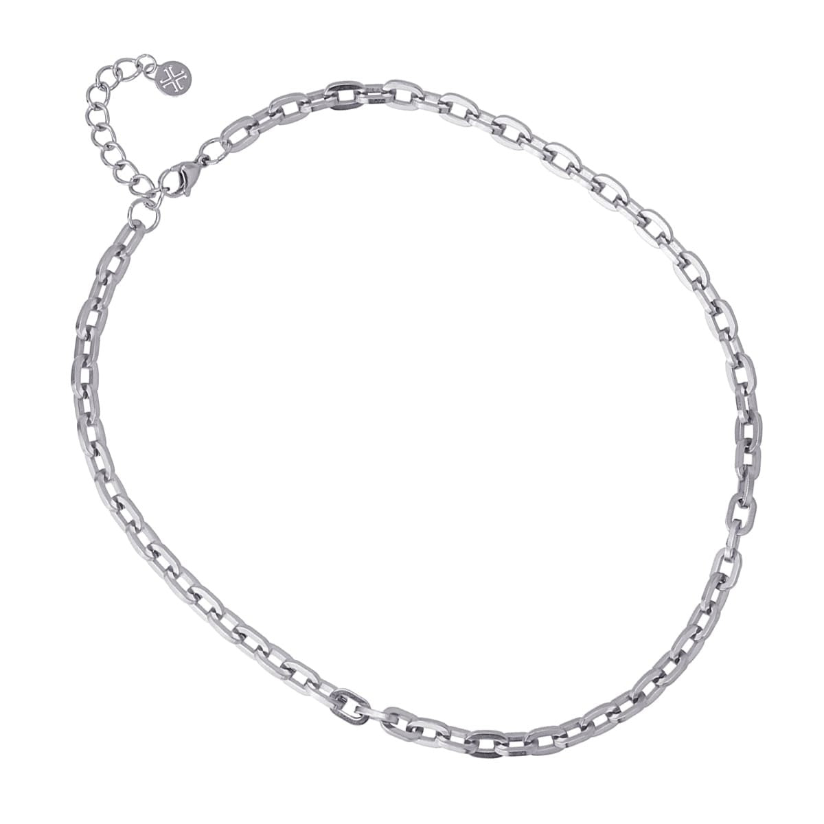 collar acero eslabones hombre