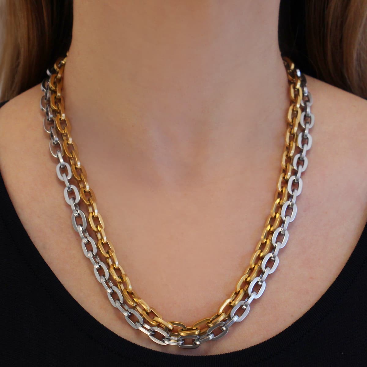 Collar eslabones unisex BCO469 anartxy