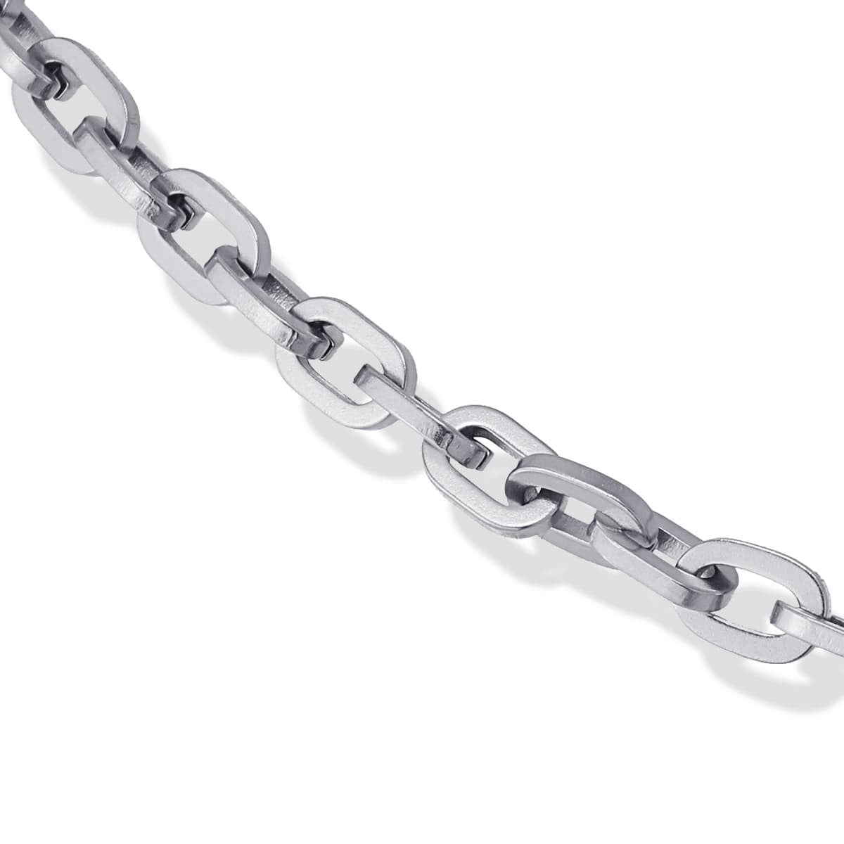 collar acero eslabones hombre anartxy plata