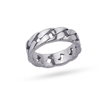 Anillo Carlos Plateado Anartxy