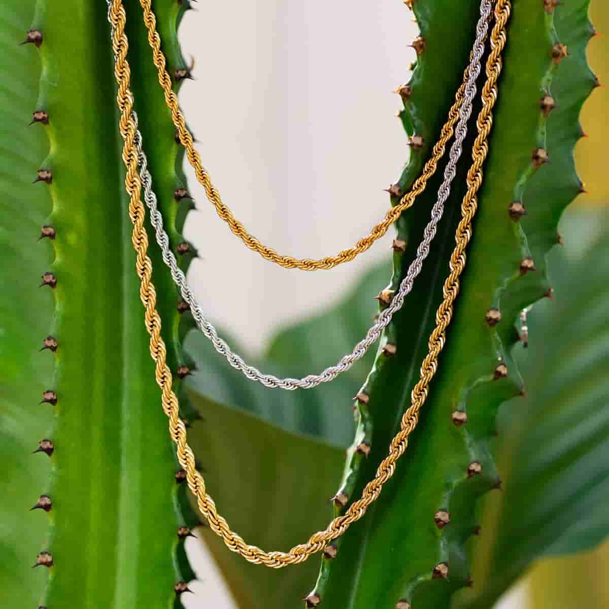 Collar Mario Plateado Anartxy