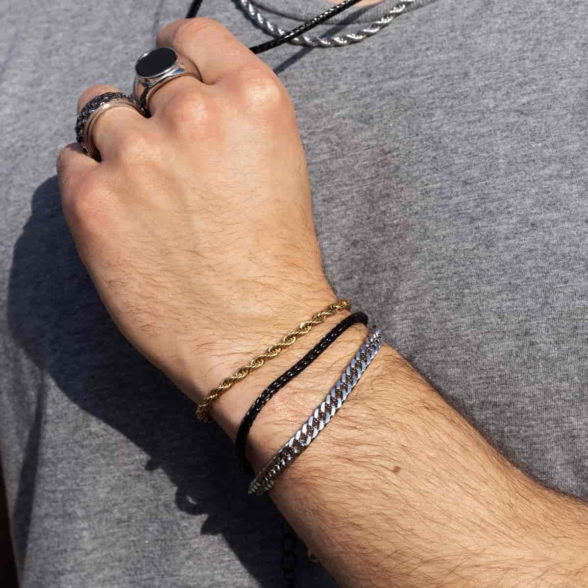 Pulsera Julio Plateado Anartxy