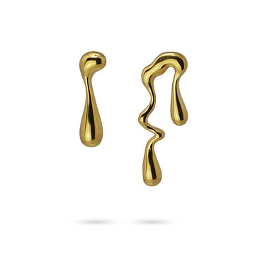Pendientes Gotas Dorado Anartxy