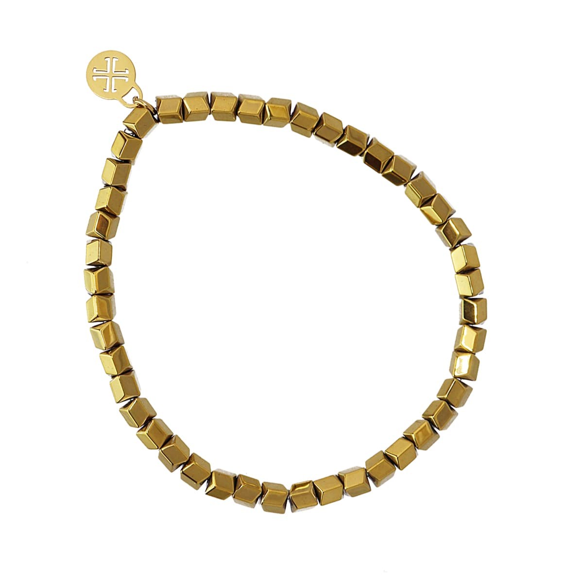 Pulsera Hematita Dorado Anartxy