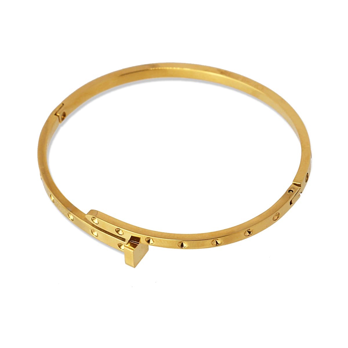 Pulsera clavo BPU654 dorado anartxy