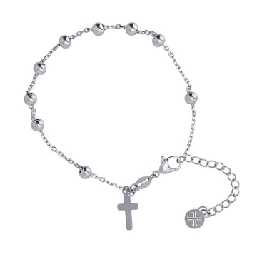 Pulsera Jesús Plateado Anartxy