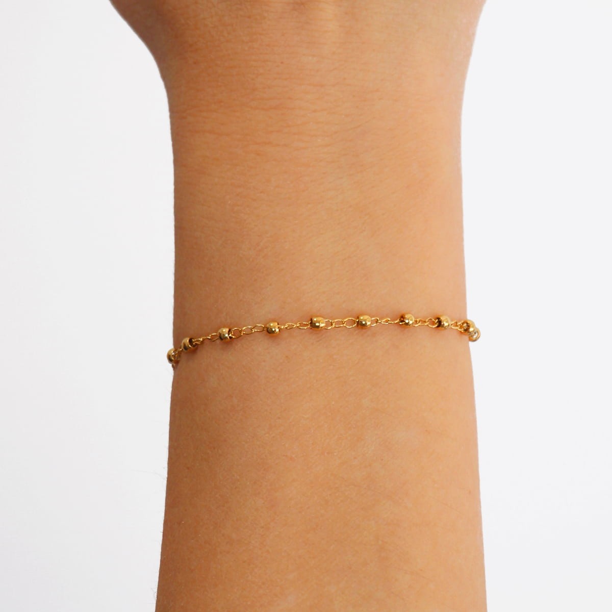 Pulsera Rosario Dorado Anartxy