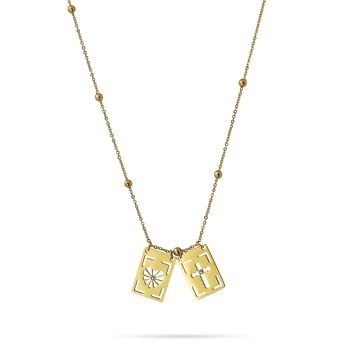Collar Escapulario Dorado Anartxy