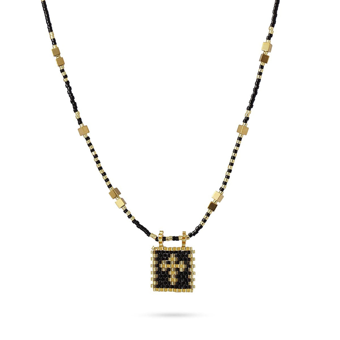 Collar Miyuki Negro Anartxy
