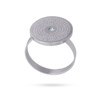 Anillo Oración 14 7 Plateado Anartxy