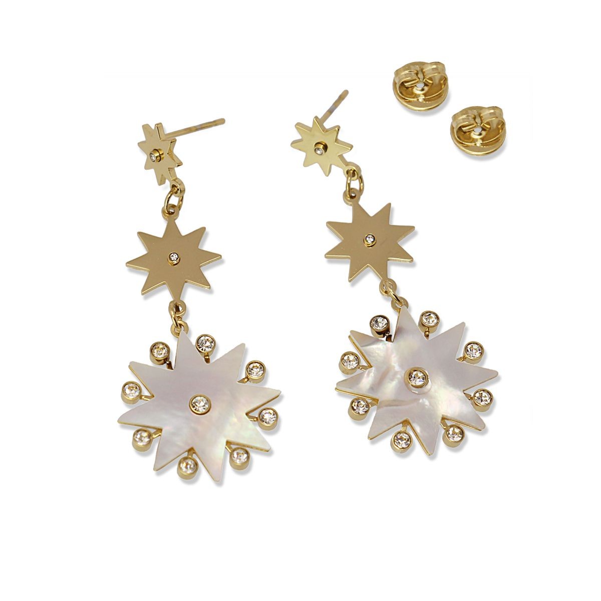 Pendientes Riaza Blanco Anartxy
