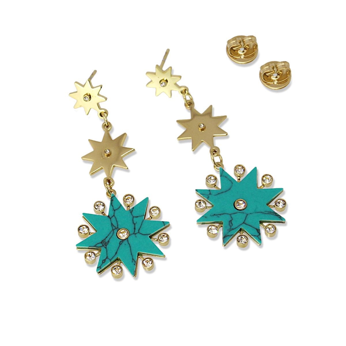 Pendientes Riaza Verde Anartxy