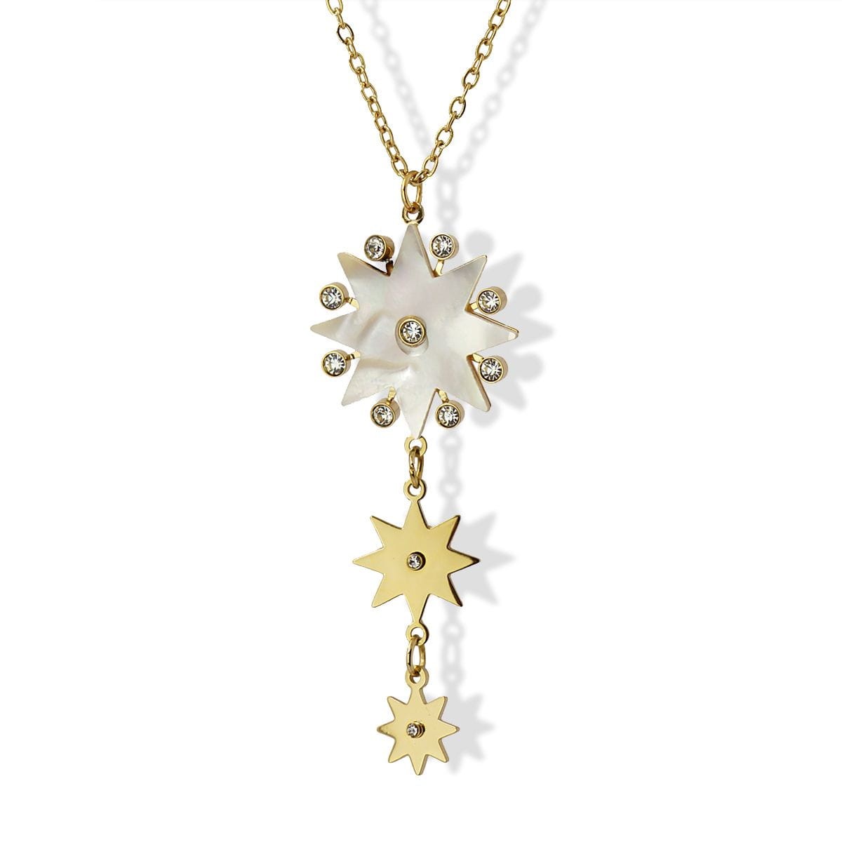 Collar estrella piedra natural