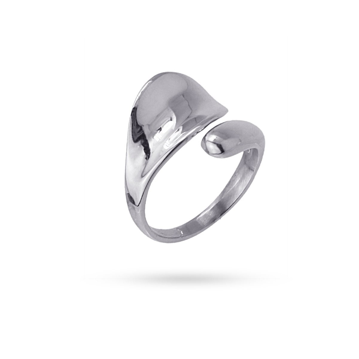 Anillo Juncal Plateado 14 7 Anartxy