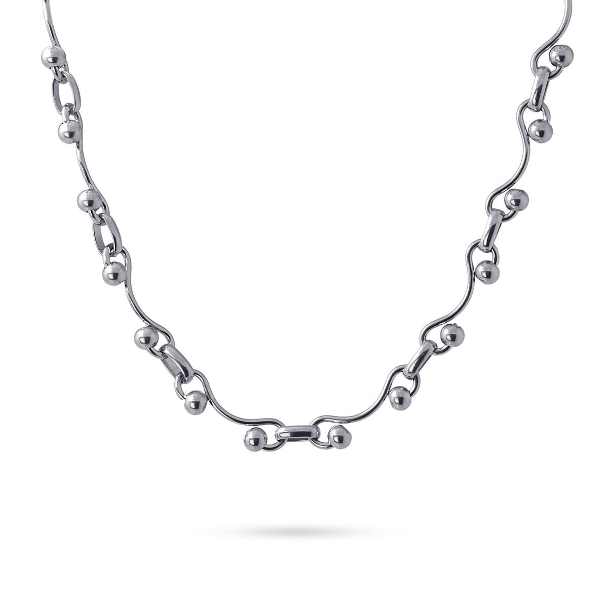 Collar Fabiola Plateado Anartxy
