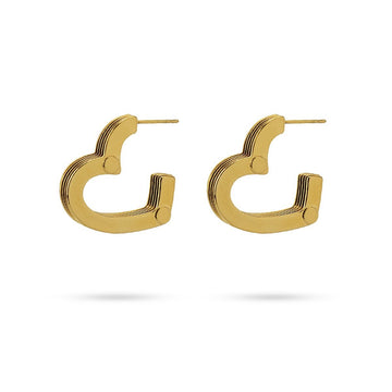 Aros Corazón Dorado Anartxy
