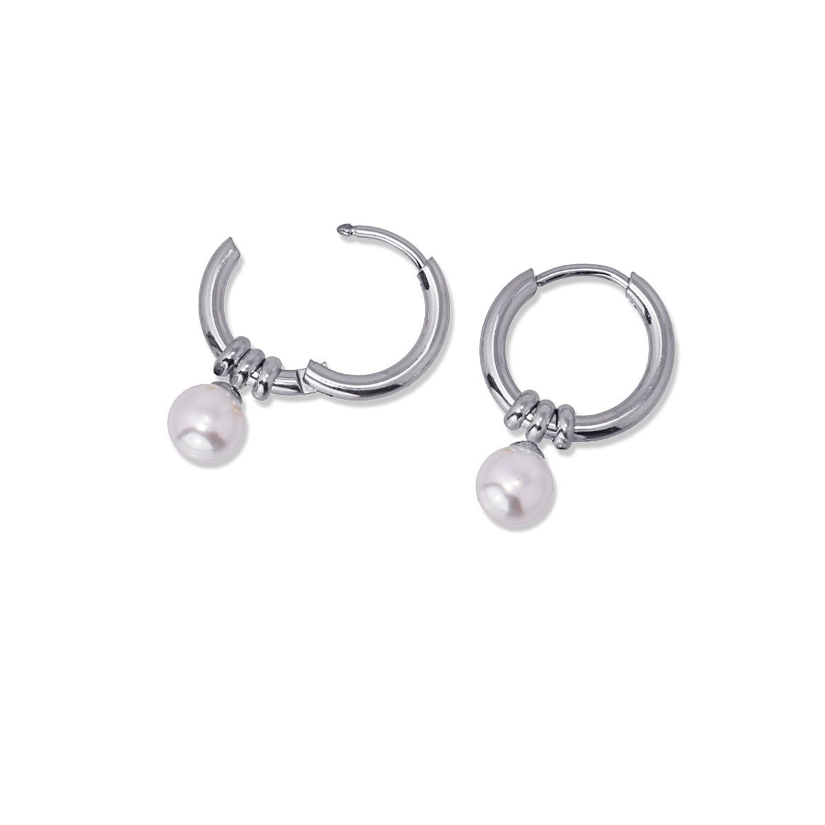 Mini aros Pastora Plateado Anartxy