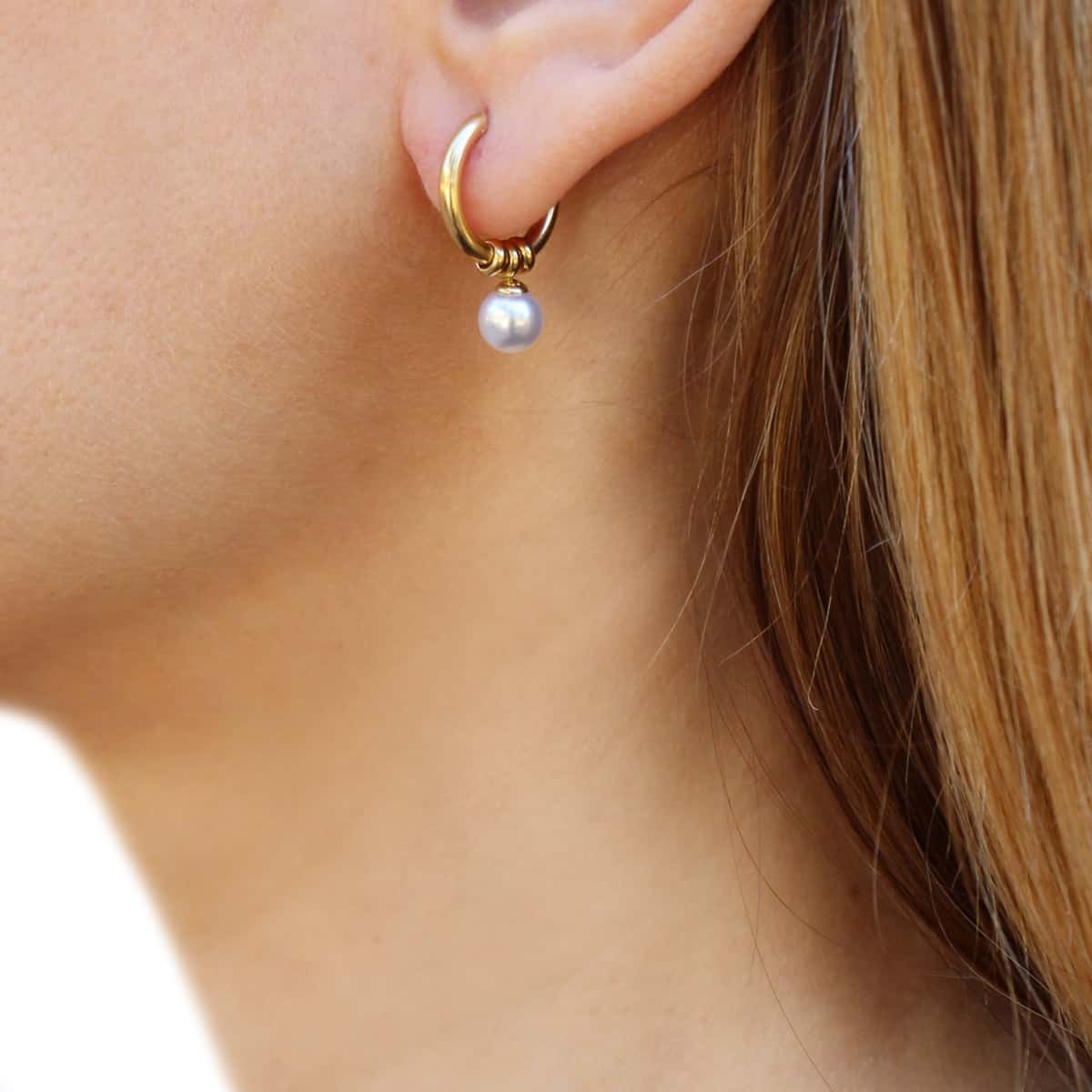 Mini aros Pastora Dorado Anartxy