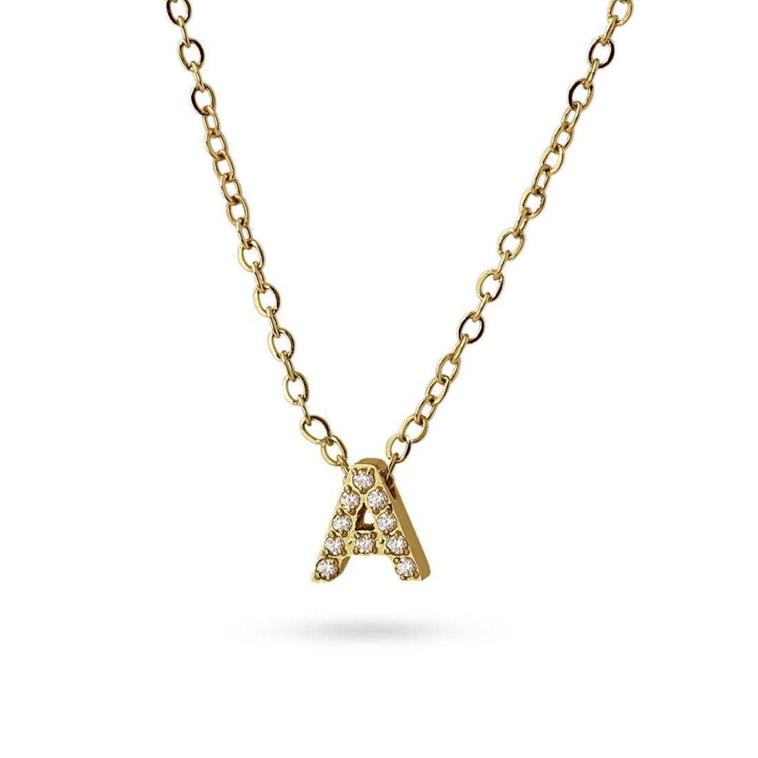 Collar Letra Dorado A Anartxy