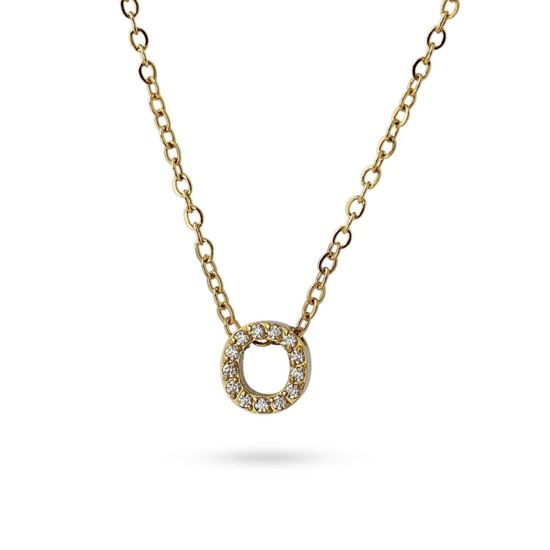 Collar Letra Dorado O Anartxy