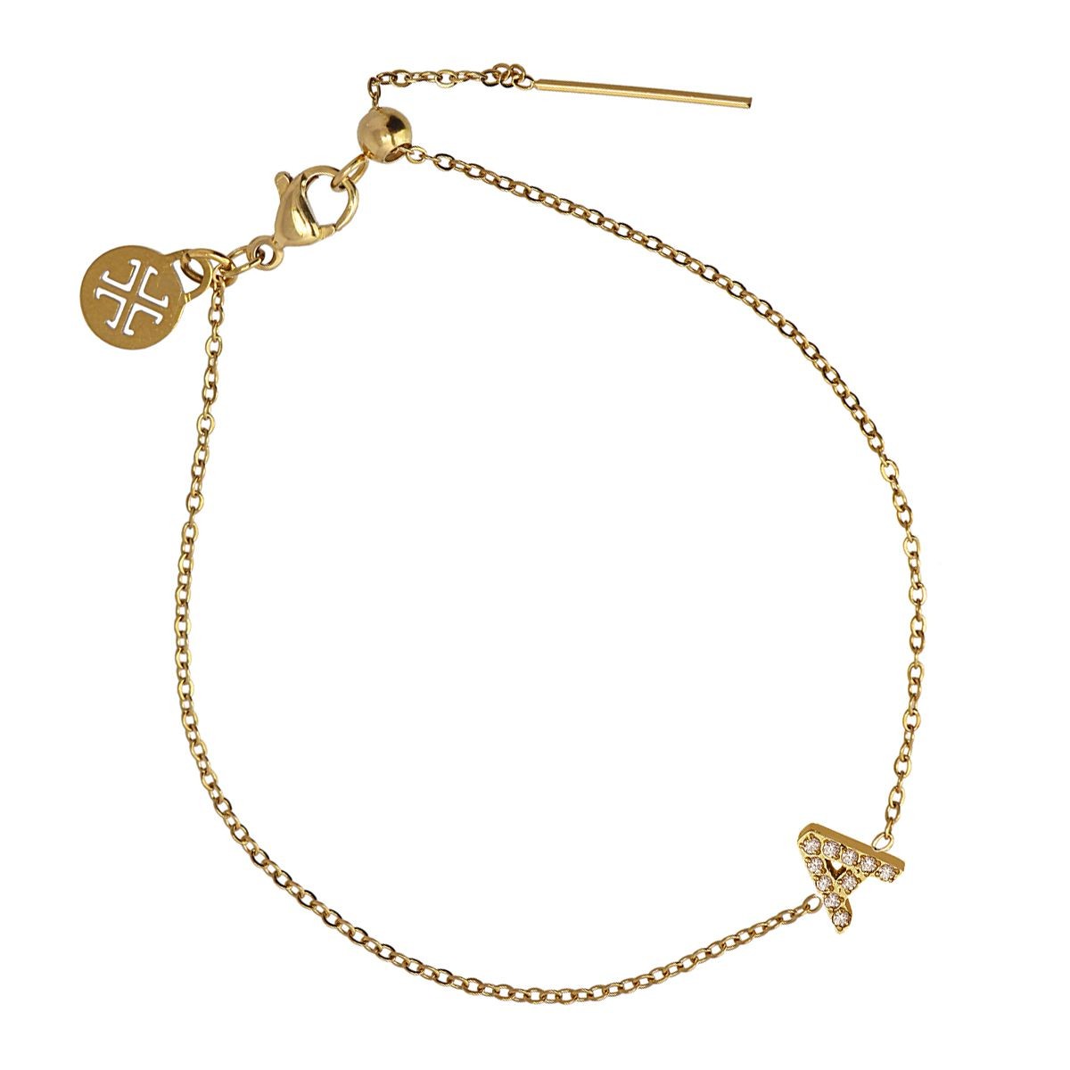 Pulsera Letra Dorado A Anartxy