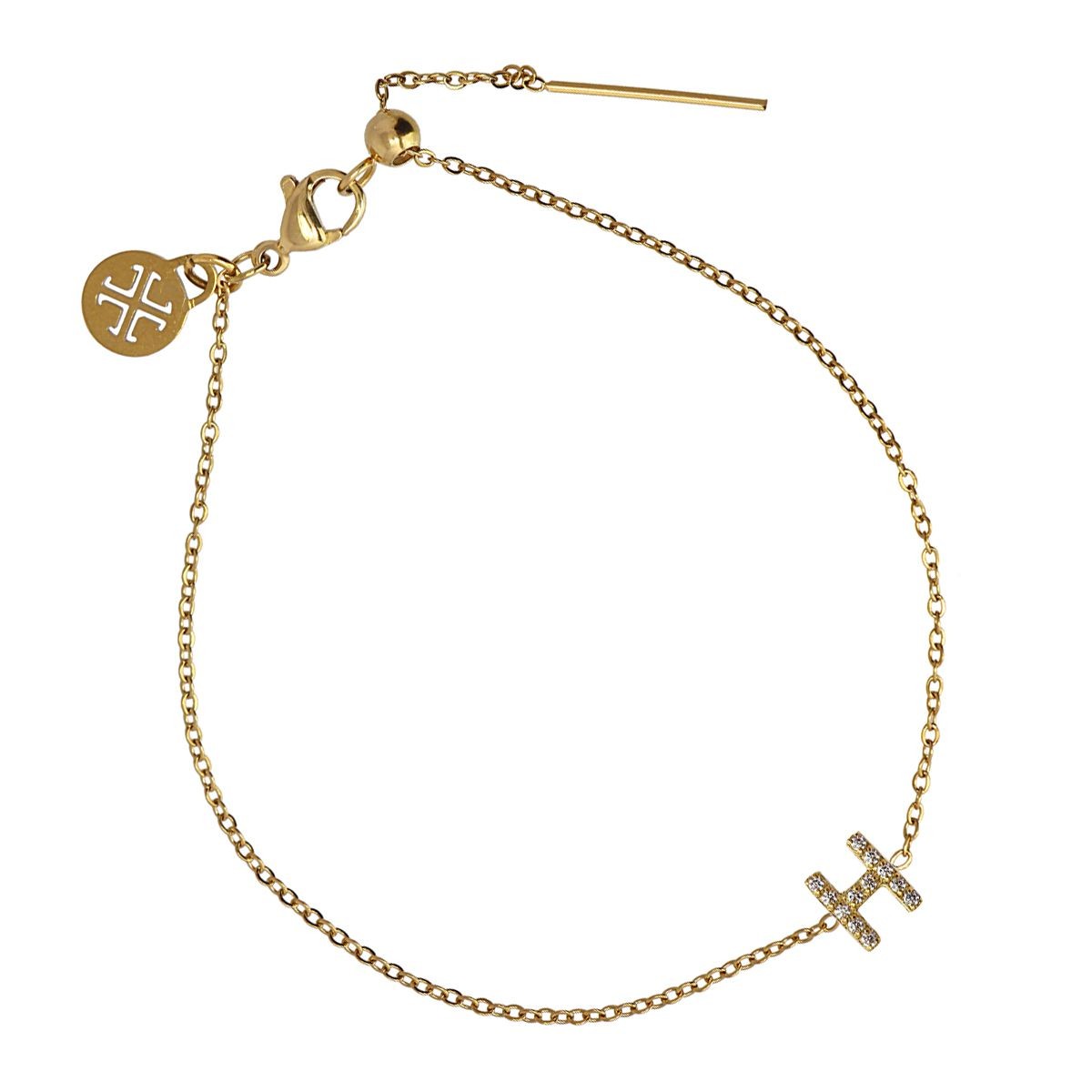 Pulsera Letra Dorado H Anartxy