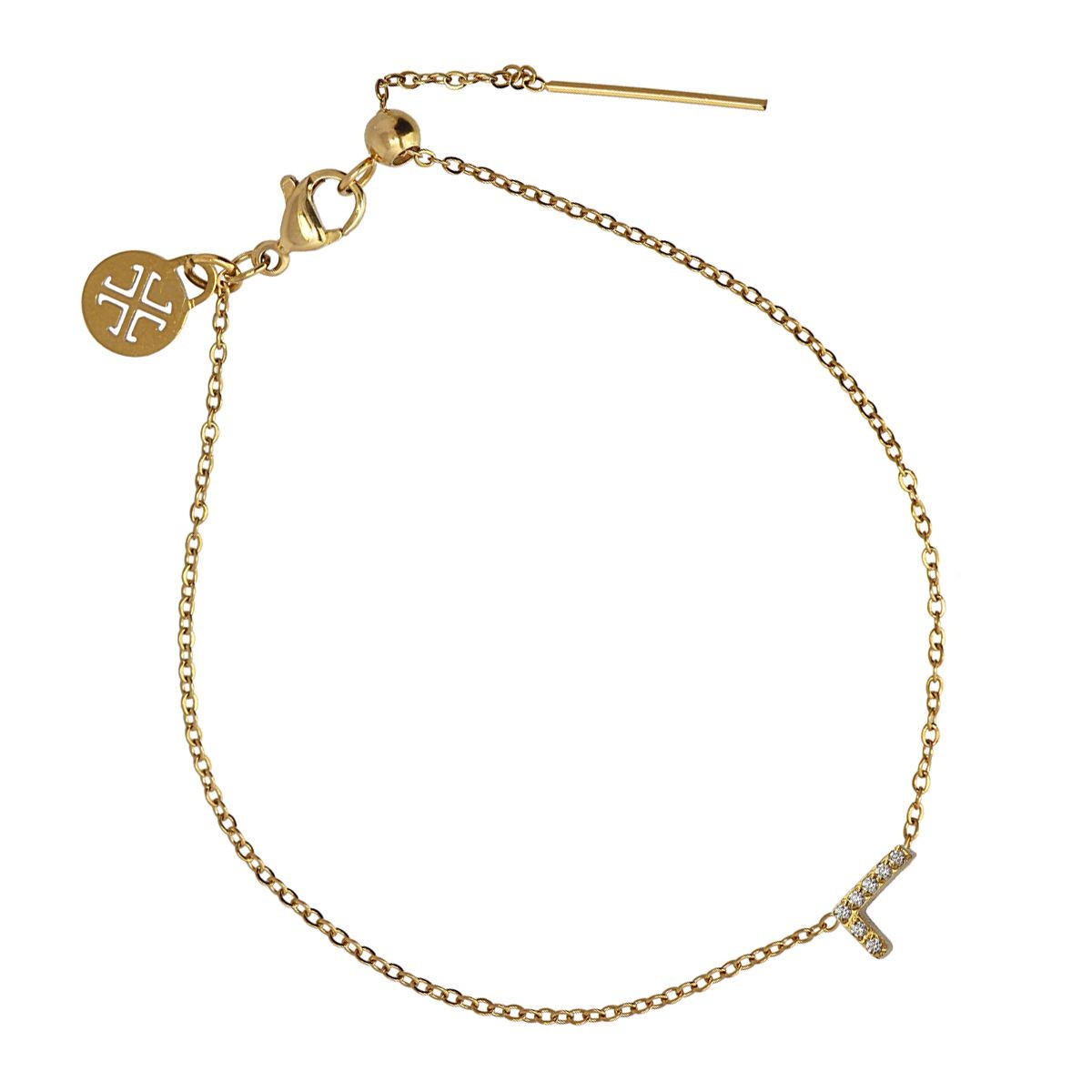 Pulsera Letra Dorado L Anartxy